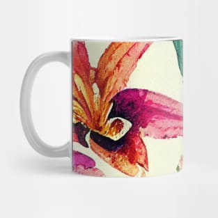 Tropical flower pattern Mug